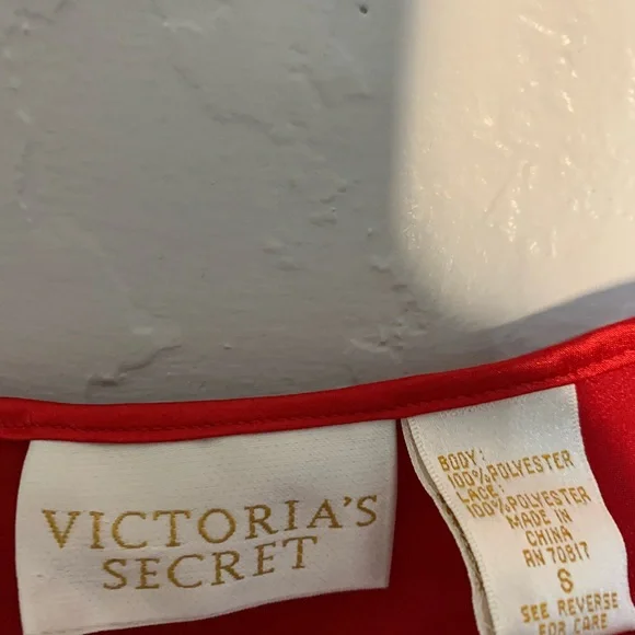 Vintage Victoria Secret Gold Label Red Lingerie - Picture 4 of 4